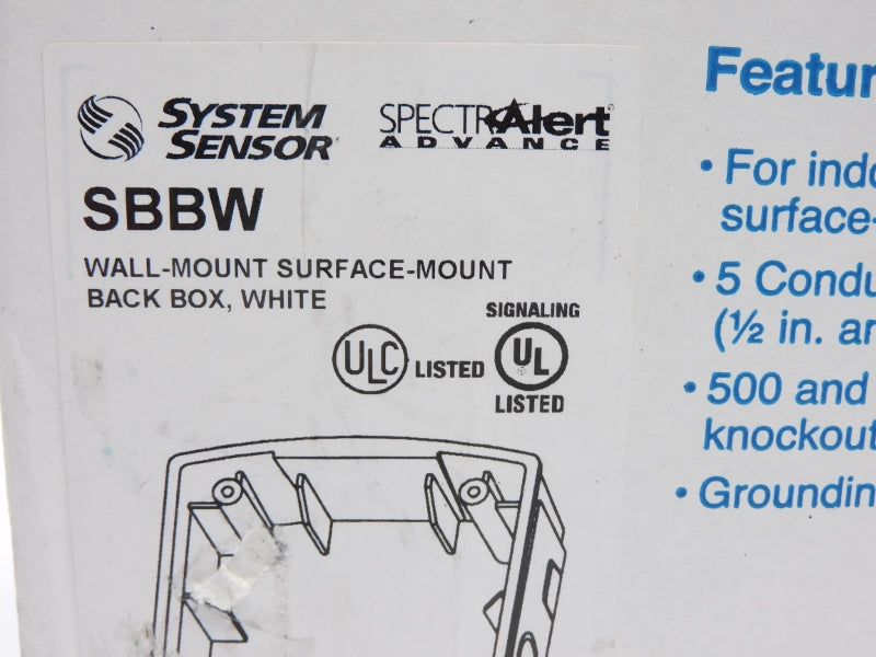 SYSTEM SENSOR SBBW NSMP