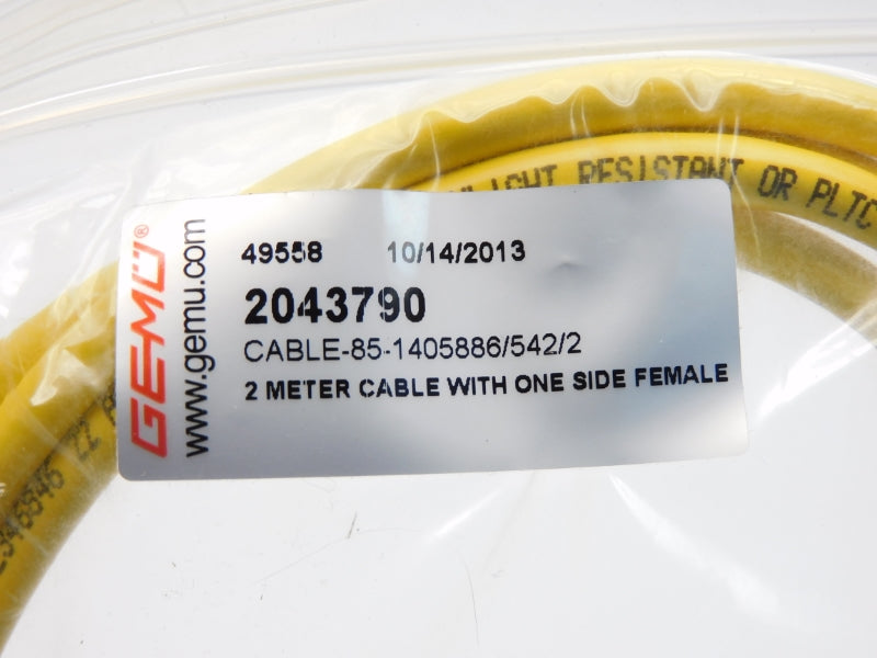 GEMU CABLE-85-1405886/542/2 2043790 125VAC/DC 4A NSMP