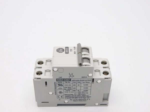 ALLEN BRADLEY 1492-CB2G040 SER. B 480VAC 4A (WH) NSMP