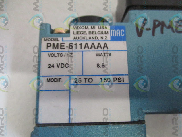 MAC PME-611AAAA SOLENOID VALVE *NEW NO BOX*