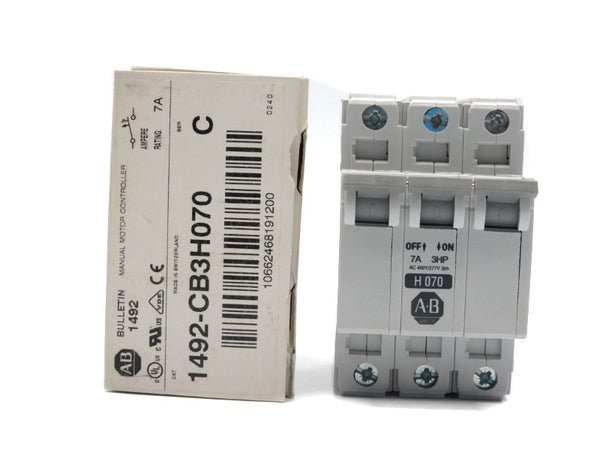 ALLEN BRADLEY 1492-CB3H070 SER. C 277VAC 7A (WH) NSMP