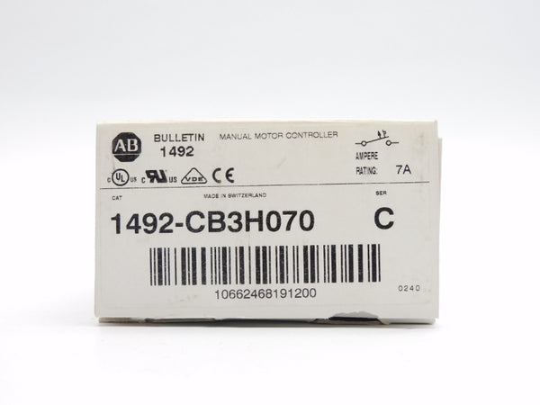ALLEN BRADLEY 1492-CB3H070 SER. C 277VAC 7A (WH) NSMP