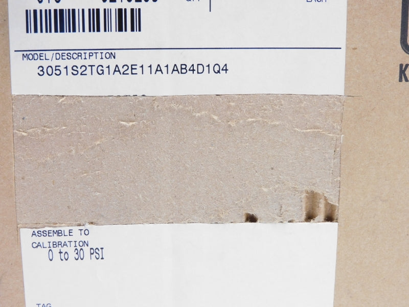 ROSEMOUNT 3051S2TG1A2E11A1AB4D1Q4 10.5-42.4VDC 0-30PSI NSMP