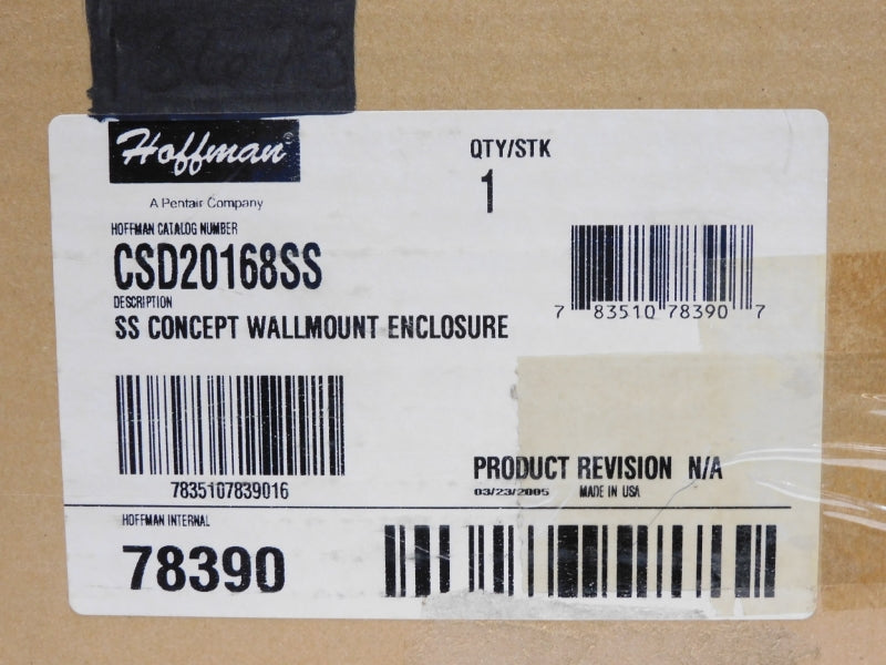 HOFFMAN CSD20168SS NSMP