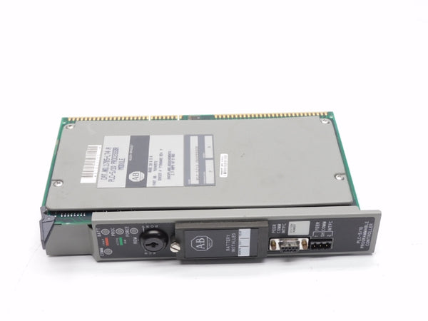 ALLEN BRADLEY 1785-LT4 SER. A 5VDC 2.5A F/W P (NO KEY) REMAN