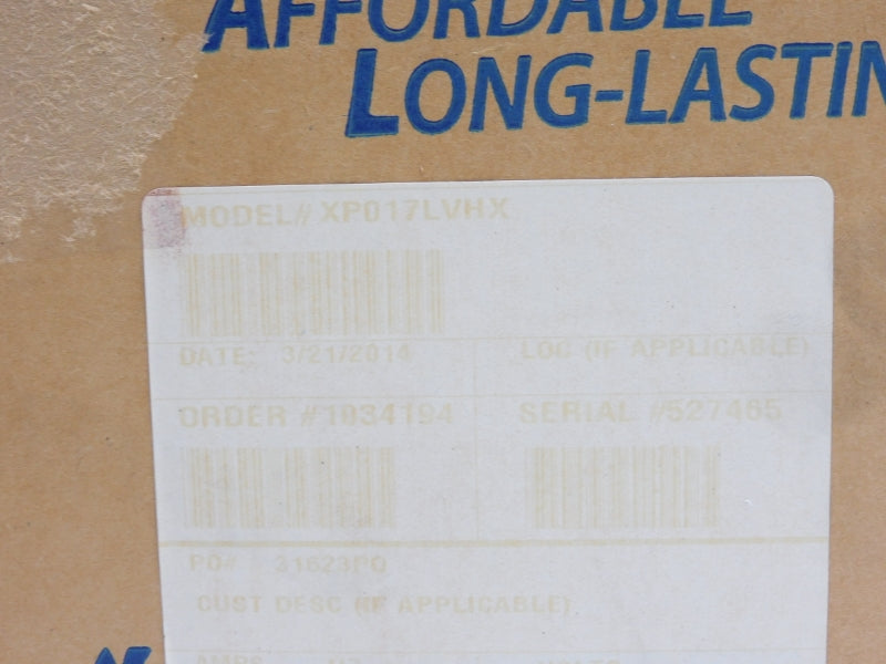 CHEM-TECH XP017LVHX 115V 2A 110PSI NSMP