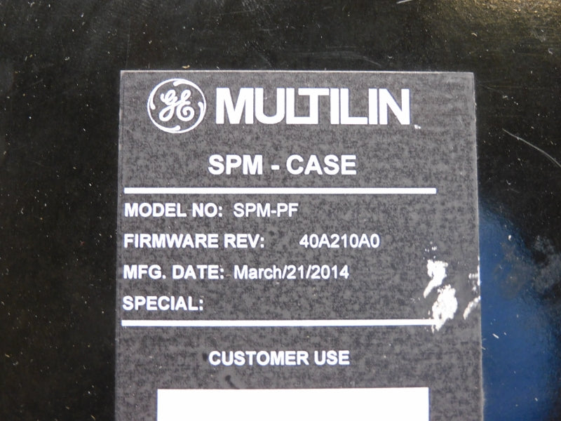 GENERAL ELECTRIC SPM-PF F/W 40A210A0 NSNP