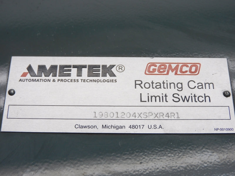 AMETEK GEMCO 19801204XSPXR4R1 NSNP