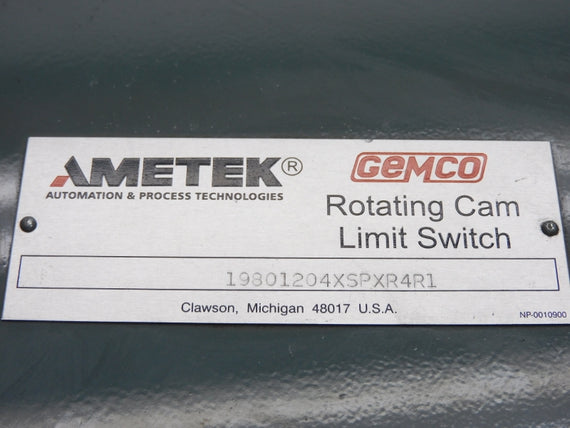 AMETEK GEMCO 19801204XSPXR4R1 NSNP