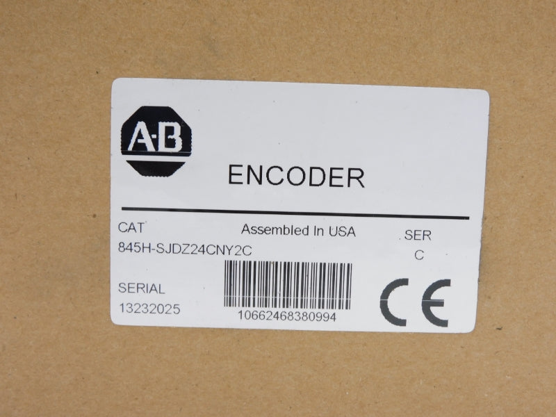 ALLEN BRADLEY 845H-SJDZ24CNY2C SER. C 8-24VDC (BR/WH) NSMP