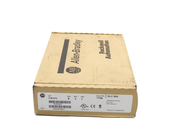 ALLEN BRADLEY 1746-NT4 SER. B F/W 2 DATE: 2008 NSFS