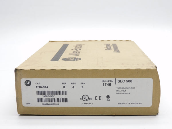 ALLEN BRADLEY 1746-NT4 SER. B F/W 2 DATE: 2008 NSFS