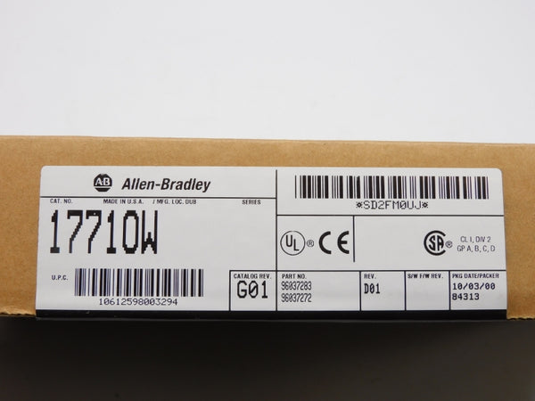 ALLEN BRADLEY 1771-OW DATE: 2000 NSFS