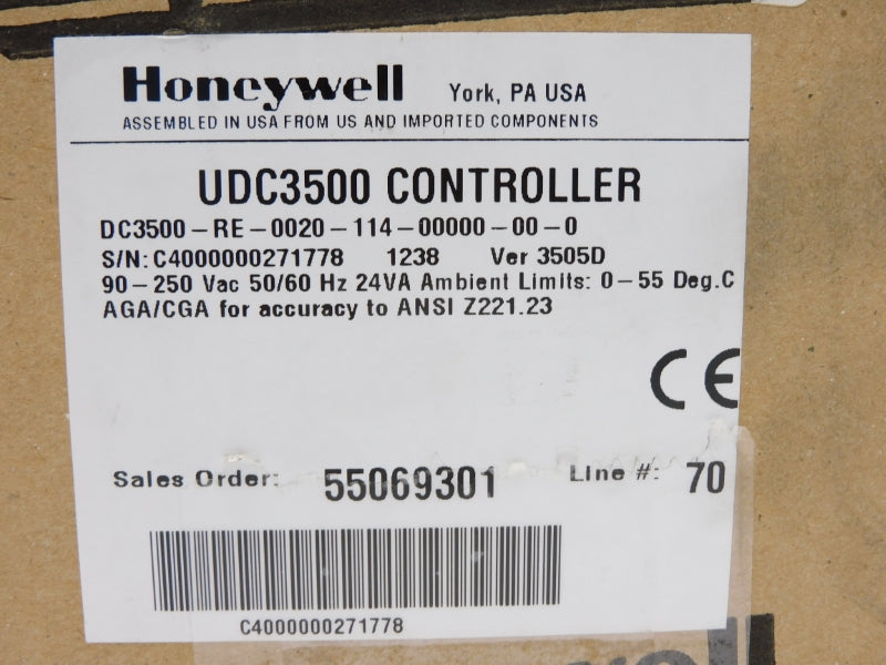 HONEYWELL DC3500-RE-0020-114-00000-00-0 90-250VAC NSMP
