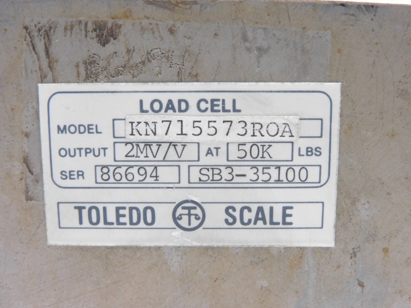TOLEDO SCALE KN715573ROA 2MV/V UNMP