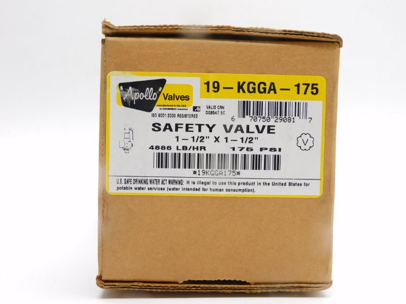 APOLLO 19-KGGA-175 175PSI 1-1/2" NSMP