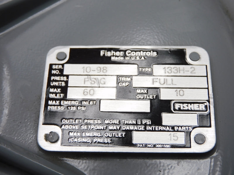 FISHER CONTROLS 133H-2 2-5PSI NSNP