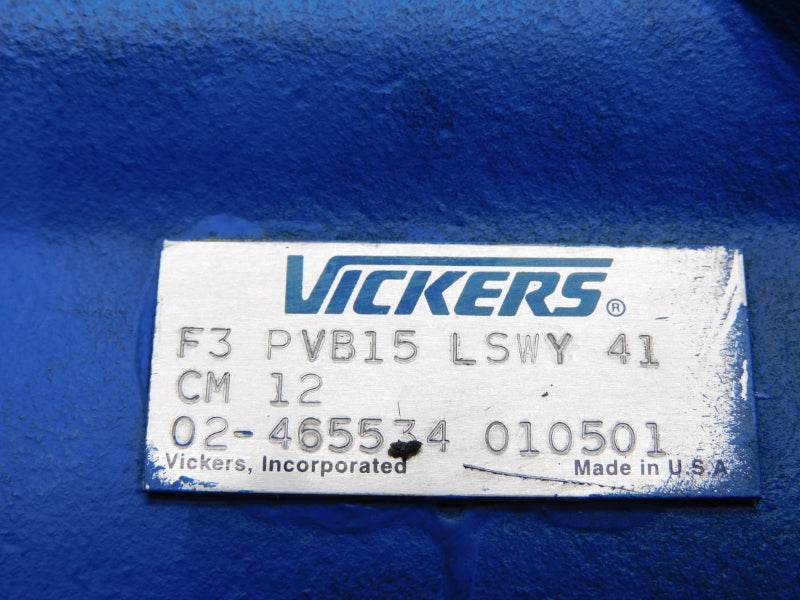 VICKERS F3PVB15LSWY41CM12 02-465534 NSNP