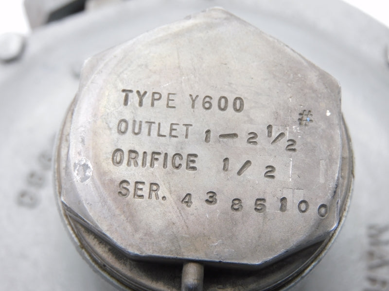 FISHER Y600 1/2" NSNP
