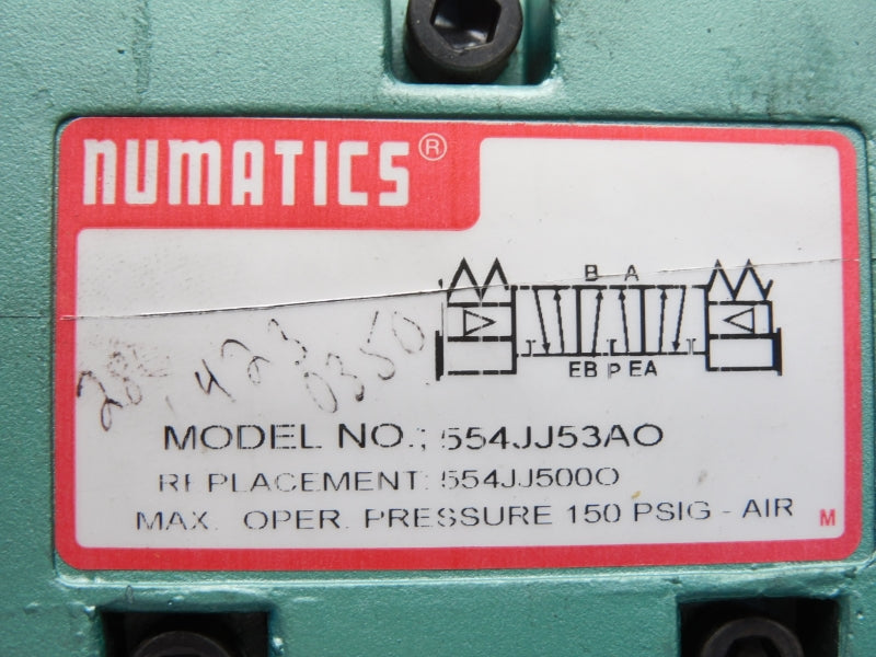 NUMATICS 554JJ53AO 150PSI NSNP