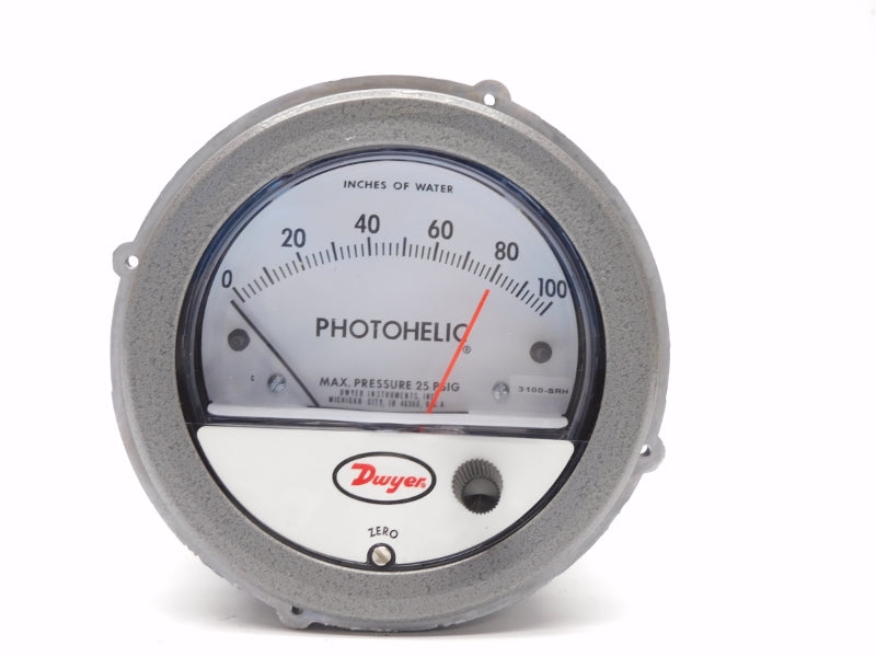 DWYER 3100-SRH 25PSI 0-100"H2O NSMP