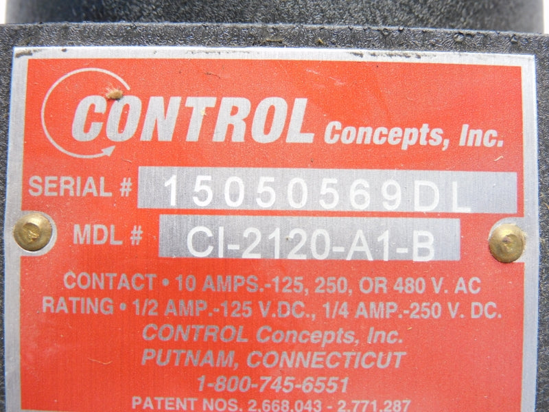 CONTROL CONCEPTS CI-2120-A1-B 480VAC 10A NSNP
