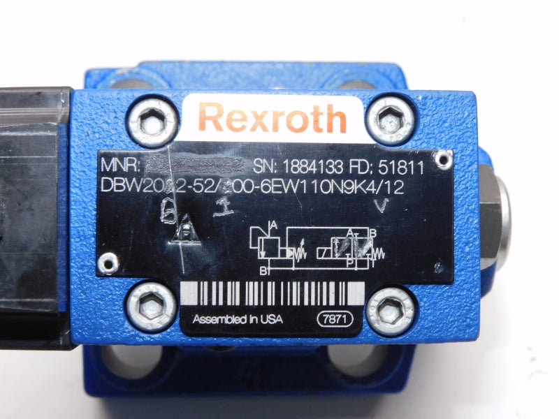 REXROTH DBW202-52/00-6EW110N9K4/12 NSNP