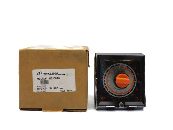 DANAHER EAGLE SIGNAL HG100A6 120/240VAC 10A 30S NSMP