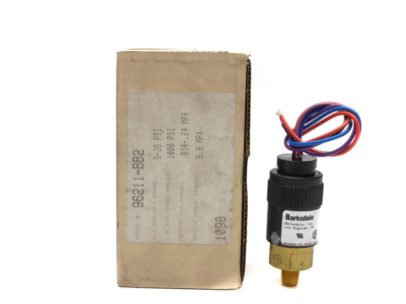 BARKSDALE 96211-BB2 125/250VAC 5A 5-35PSI NSMP