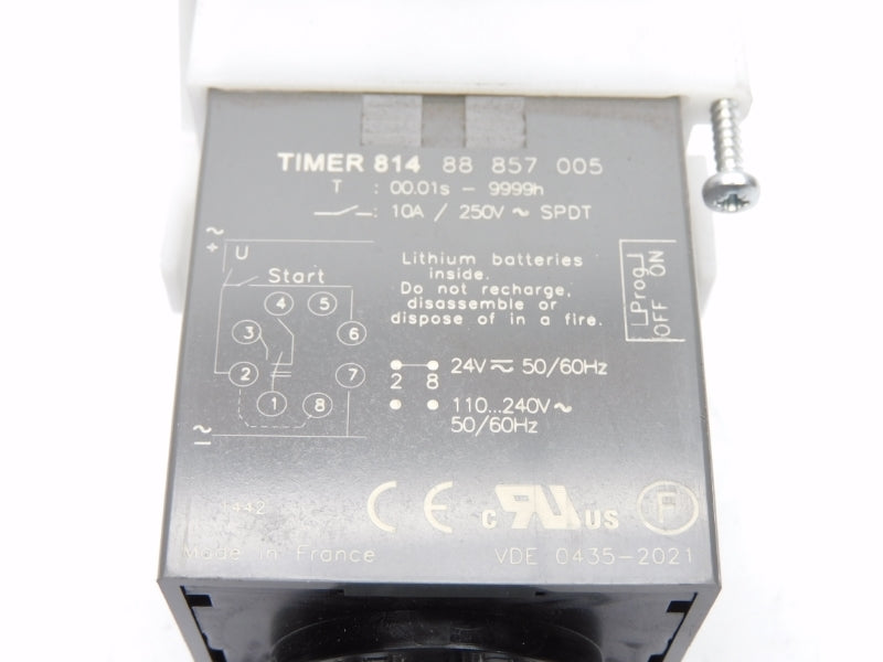 CROUZET 81488857005 250V 10A 00.01S-9999H NSMP