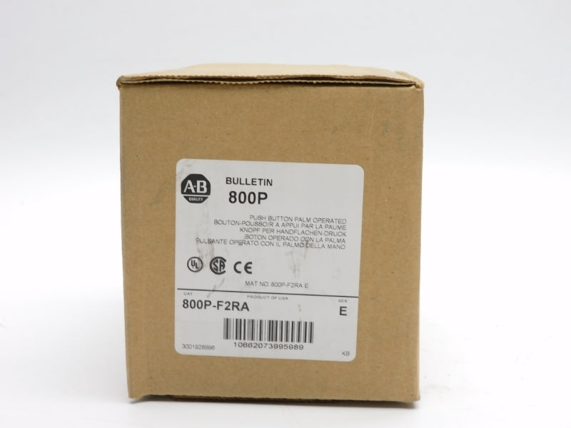 ALLEN BRADLEY 800P-F2RA SER. E 600V (BR/WH) NSMP