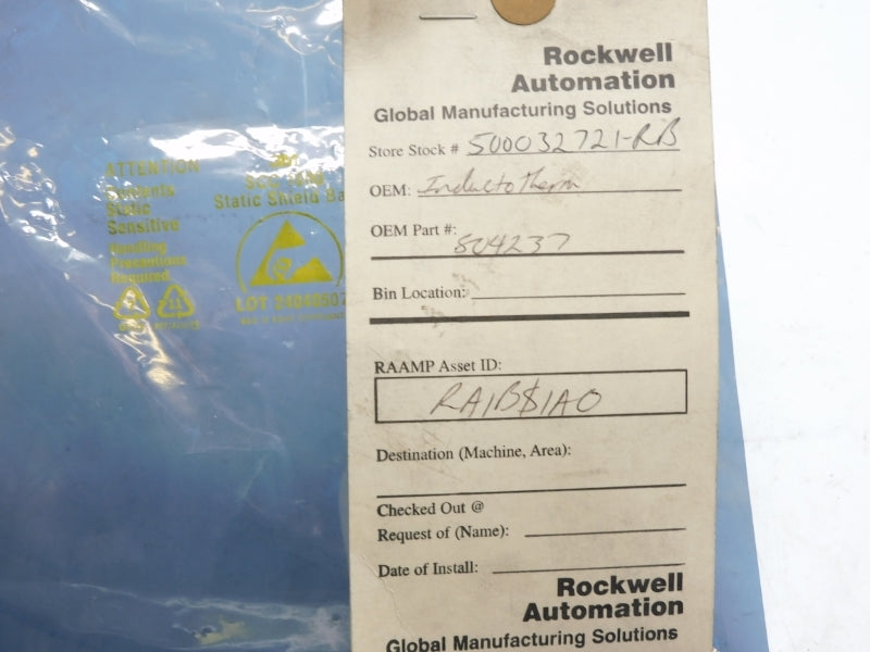 INDUCTOTHERM 804237 REV. 3 REMAN