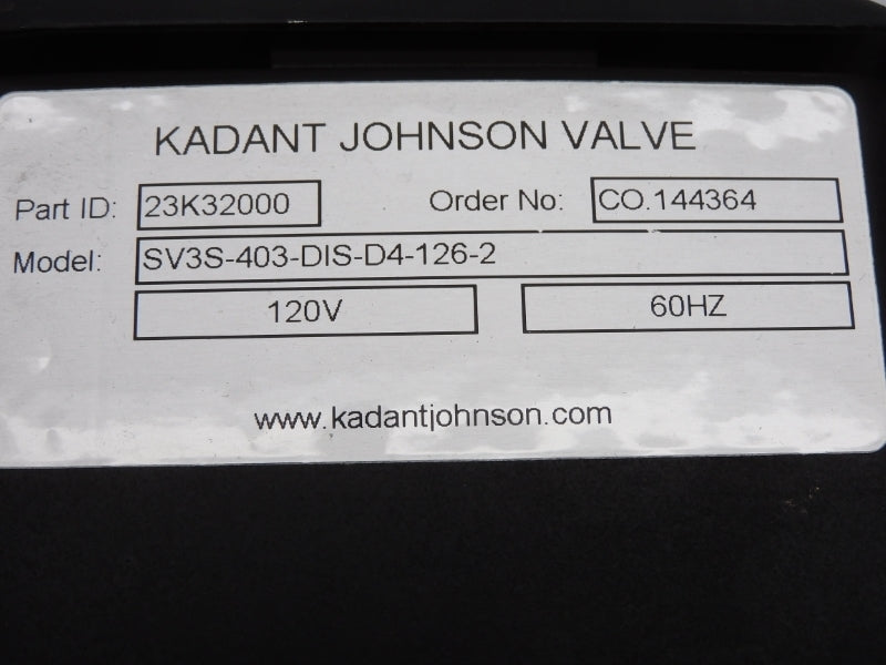 KADANT JOHNSON SV3S-403-DIS-D4-126-2 23K32000 NSNP