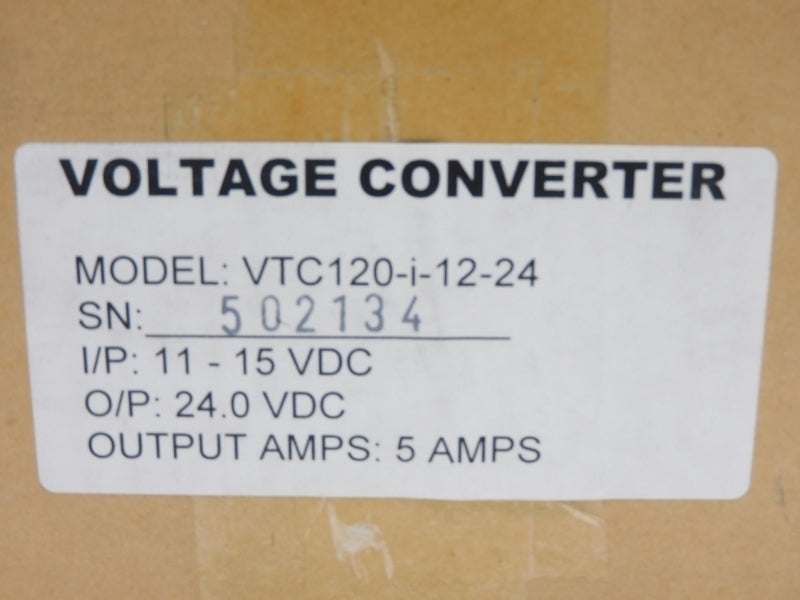 ANALYTIC SYSTEMS VTC120-I-12-24 24.0VDC 5A NSMP