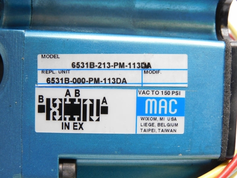 MAC 6531B-213-PM-113DA 110/120V 150PSI NSMP