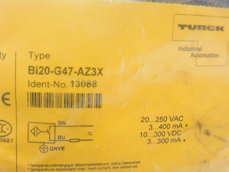 TURCK BI20-G47-AZ3X 13088 10-300VDC NSMP