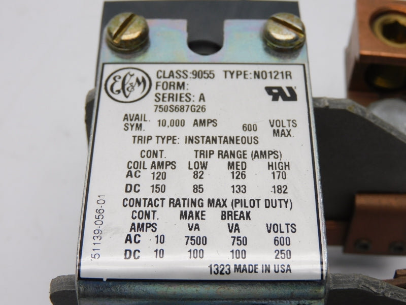 EC&M 9055N0121R SER. A 600V 10000A NSNP