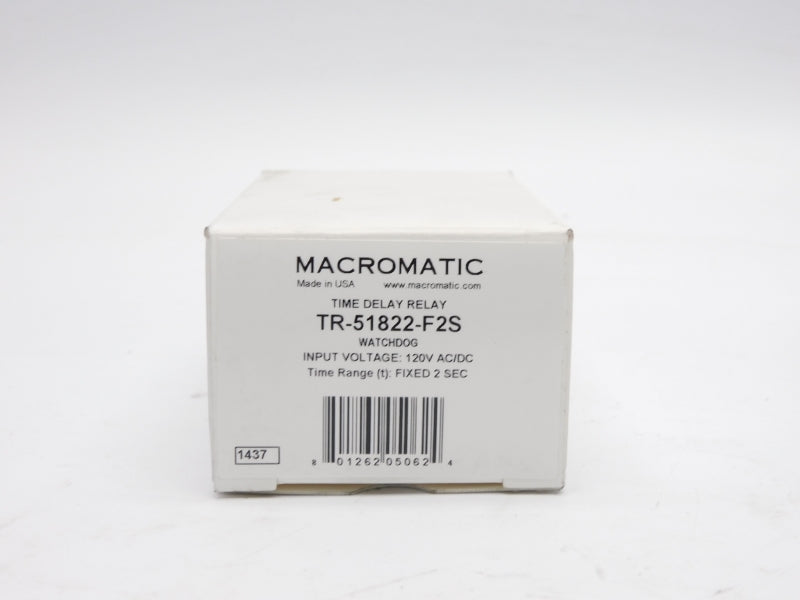 MACROMATIC TR-51822-F2S 120VAC/DC 10A 2S NSMP