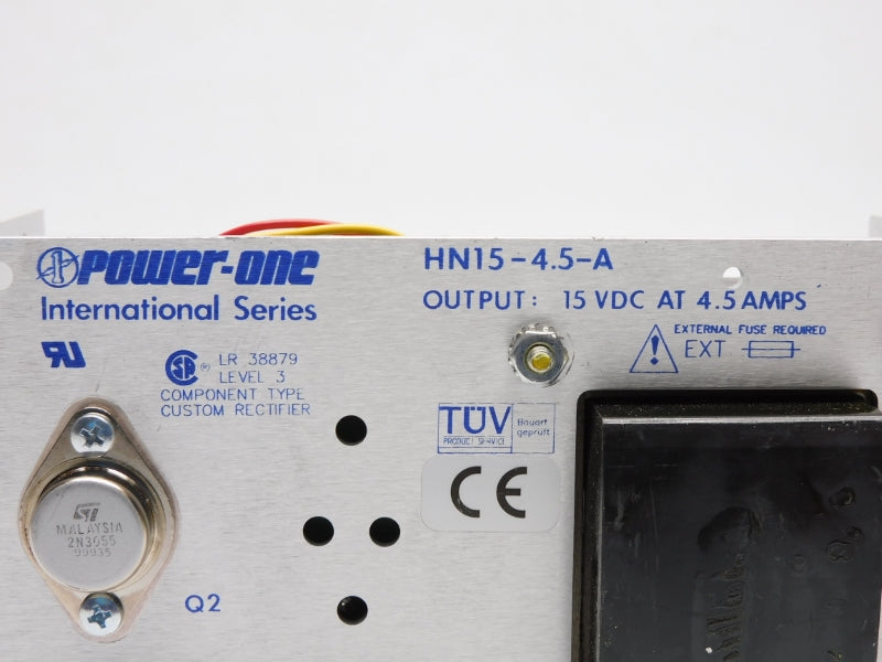 POWER-ONE HN15-4.5-A 240VAC 4.5A UNMP