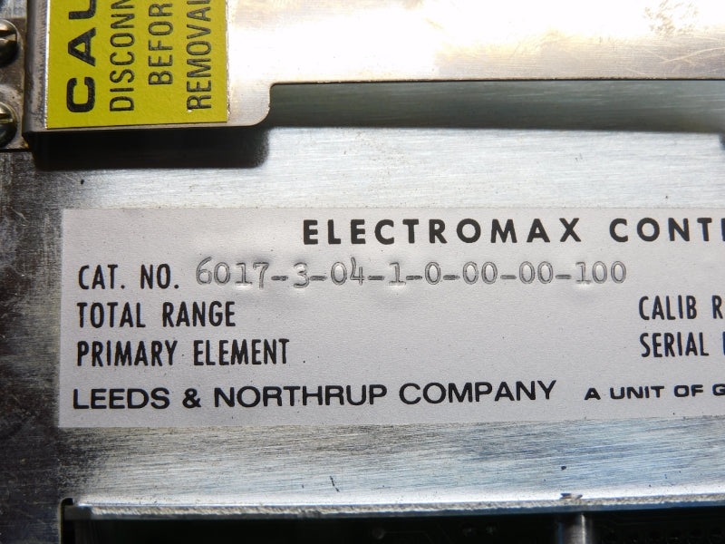 LEEDS&NORTHRUP 6017-3-04-1-0-00-00-100 UNMP