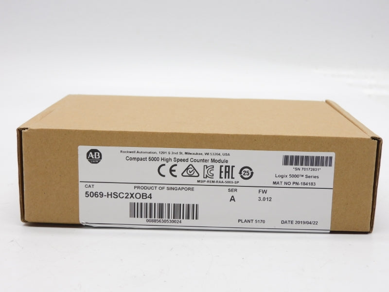 ALLEN BRADLEY 5069-HSC2XOB4 SER. A F/W 3.012 NSFS