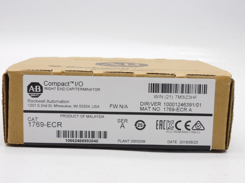 ALLEN BRADLEY 1769-ECR SER. A DATE: 2018 NSFS