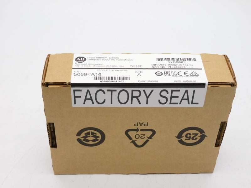 ALLEN BRADLEY 5069-IA16 SER. A F/W 3.011 DATE: 2019 NSFS
