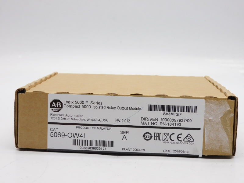 ALLEN BRADLEY 5069-OW4I SER. A F/W 2.012 DATE: 2019 NSFS