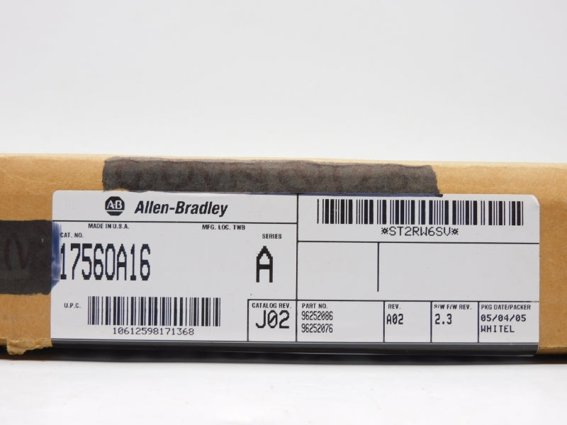 ALLEN BRADLEY 1756-OA16 SER. A F/W 2.3 DATE: 2005 NSFS