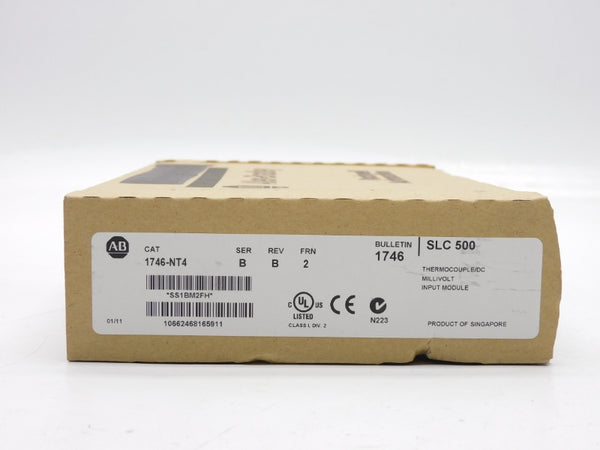 ALLEN BRADLEY 1746-NT4 SER. B F/W 2 DATE: 2011 NSFS