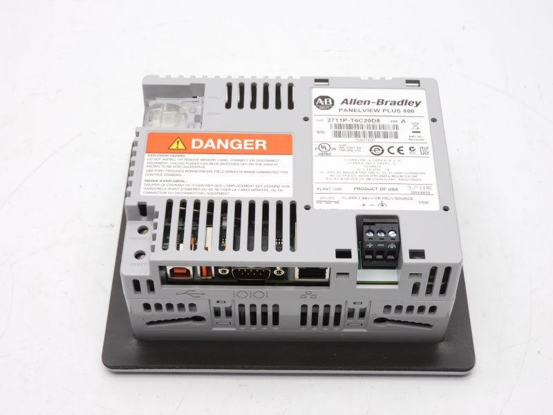 ALLEN BRADLEY 2711P-T6C20D8 SER. A 24VDC 6" NSMP