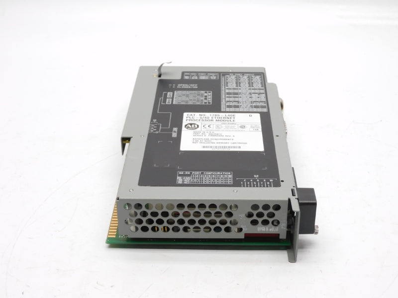 ALLEN BRADLEY 1785-L40E SER. D 5VDC 3.6A F/W A (NO KEY) UNMP