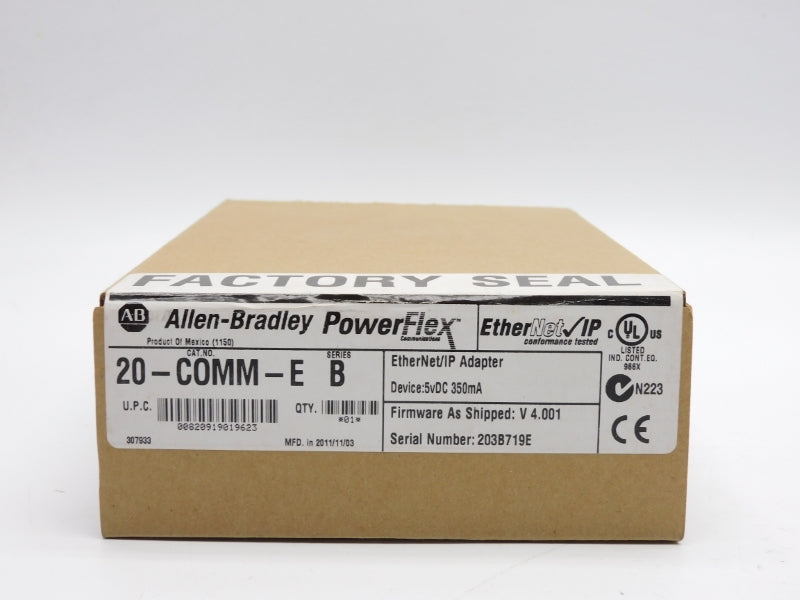ALLEN BRADLEY 20-COMM-E SER. B F/W V4.001 5VDC NSMP