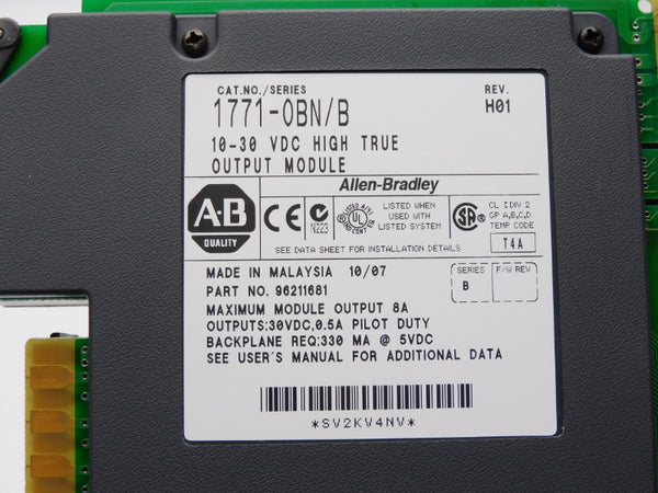 ALLEN BRADLEY 1771-OBN SER. B 10-30VDC 8A NSMP